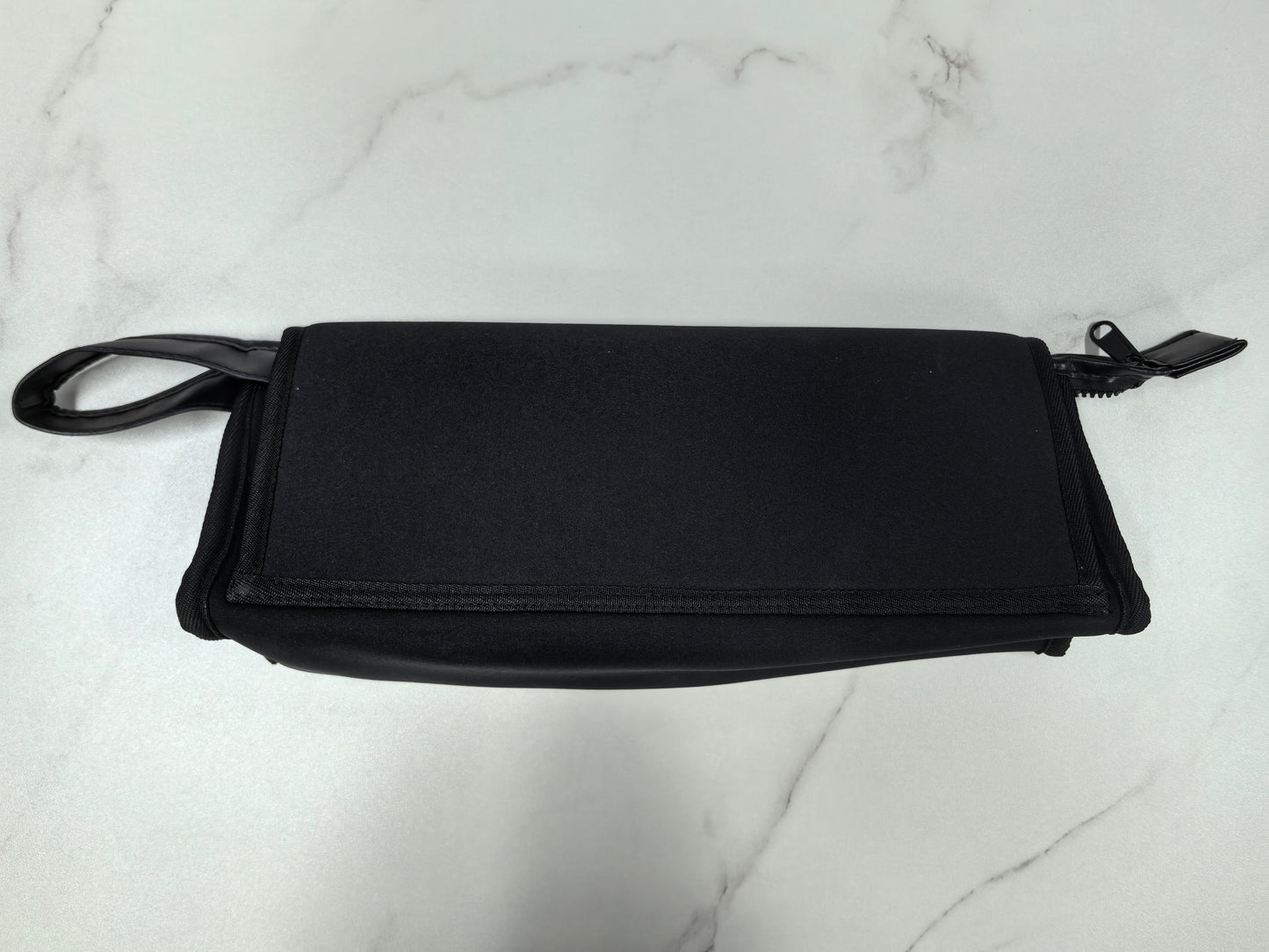 ANGJILALA Cosmetic Bags, Hair Tools Travel Bag, Portable Organizer, Color Black