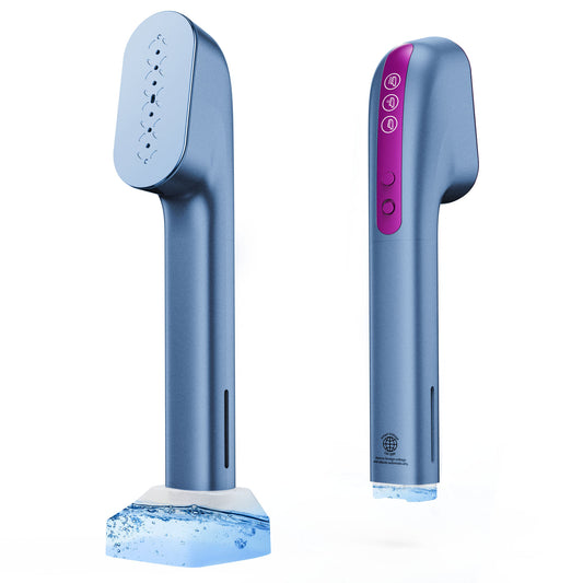 ANGILALA Handheld Steamer for Clothes Portable, 300ml Big Capacity, 1200W Strong Power, 100-250V Dual Voltage for International Travel, One-Step Steam Press for Wrinkle-Free